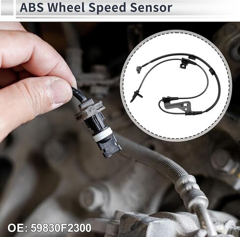 ABS عجلة السرعة الاستشعار الجبهة اليمنى ABS الاستشعار نظام الفرامل المضادة للانغلاق الاستشعار رقم 59830F2300 لشركة هيونداي إلنترا 2017-2020 in Saudi Arabia