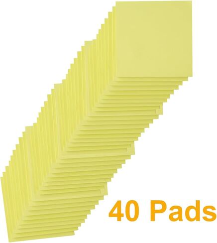 Sticky Notes 3x3 Inches, Yellow Colors Self-Stick Pads, Easy to Post for Home, Office, Notebook (40) in Saudi Arabia