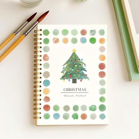 Watercolor Coloring Book Sketchbooks & Notebooks for Artists, Journaling & Sketching - Artistic Design with Premium Paper, Spiral Binding for Easy Use in Saudi Arabia