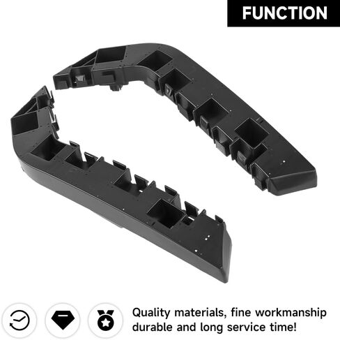 1 Pair Left and Right Side Front Bumper Bracket Bumper Mount Support Bracket - Compatible for Honda Civic 1.5L L4 - Gas, 2.0L L4 - Gas 2016-2021 - Replace Part 71193-TBA-A00, 71198-TBA-A00 in Saudi Arabia