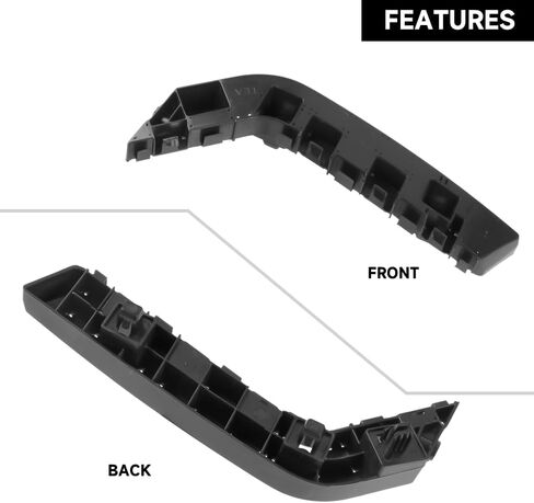 1 Pair Left and Right Side Front Bumper Bracket Bumper Mount Support Bracket - Compatible for Honda Civic 1.5L L4 - Gas, 2.0L L4 - Gas 2016-2021 - Replace Part 71193-TBA-A00, 71198-TBA-A00 in Saudi Arabia