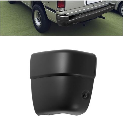 KUAFU Rear Bumper End Cap LH & RH Compatible with Isuzu Rodeo Rear Bumper Ends Set Corner Driver & Passenger Side Matte Black in Saudi Arabia