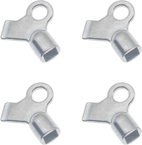 FDXGYH 4 Pcs Radiator Keys Radiator Bleeding Air Valve Keys Zinc Alloy Radiator On-off Valve Replacement for Bleeding Home Radiators in Saudi Arabia