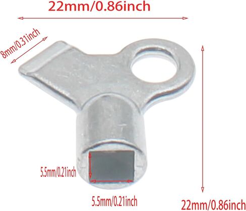 FDXGYH 4 Pcs Radiator Keys Radiator Bleeding Air Valve Keys Zinc Alloy Radiator On-off Valve Replacement for Bleeding Home Radiators in Saudi Arabia