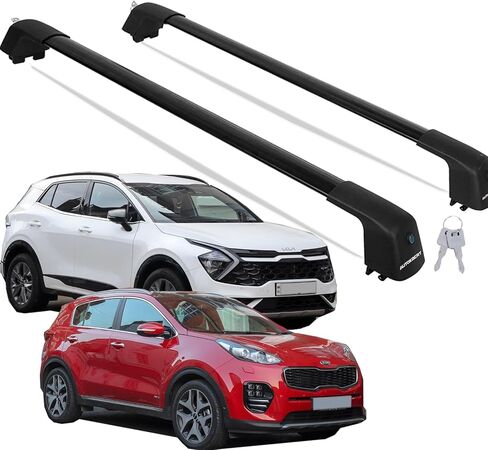 AUTOXBERT Car Flush Rail Roof Rack Cross Bar Fits for Lexus RX RX350 RX450h 2016-2022 Anti-Theft Crossbar Heavy Duty Aluminum Roof Rack Cargo Carrier in Saudi Arabia