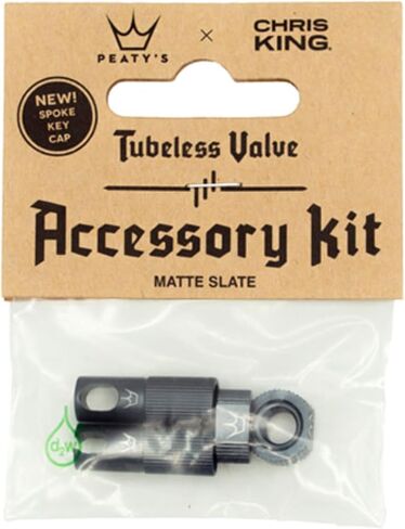 Peaty's Valve TubelessAccessory Kit Black - PTV2-ACCS-BLK-12 in Kuwait
