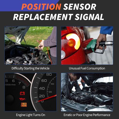 HiSport Automatic Transmission Speed Sensor - Compatible with Hyundai Azera Elantra Entourage Santa Fe Sonata Tiburon Tucson XG300 XG350 | Kia Amanti Forte Forte Koup Sedona - Replace 917-606 in Saudi Arabia