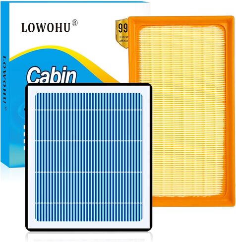 Engine and Cabin Air Filter Compatible with Toyota RAV4 Hybrid 2025 2024 2023 2022 2021 2020 2019,RAV4 prime (2021-2024) With Activated Carbon,Replaces 17801-F0020 & 87139-58010 in Saudi Arabia