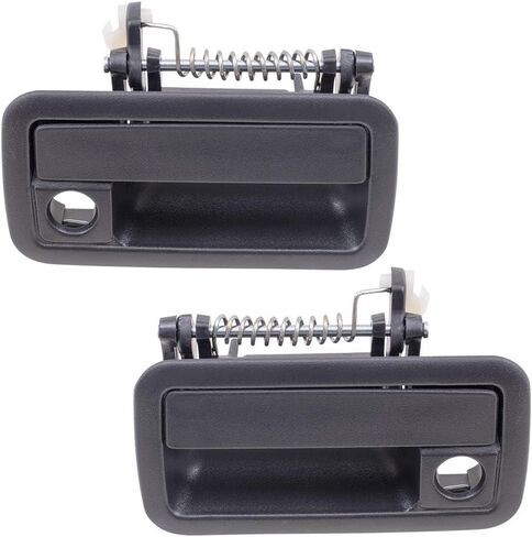 Brock Replacement Pair Set Outside Exterior Textured Door Handles Compatible with 91-96 Dakota Pickup Truck 55027509 55027508 in Saudi Arabia