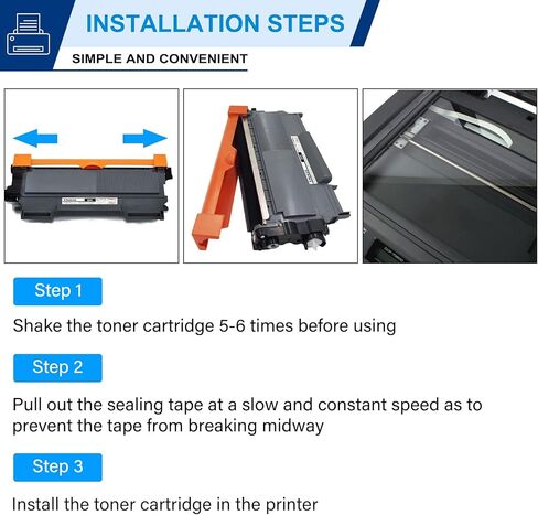 TN-420 Toner Cartridge & DR420 Drum Unit Compatible TN420 DR420 Replacement for Brother DR420 TN-420 for Brother DCP-7065D MFC-7240 MFC-7360N MFC-7460DN Printer Toner.(1 Toner, 1 Drum 2 Pack) in Saudi Arabia