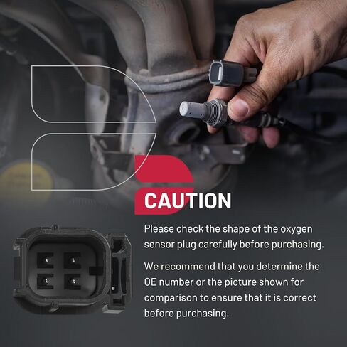 مستشعر الأوكسجين BDFHYK المصب O2، متوافق مع Honda Civic، متوافق مع Acura ILX، 234-4350، 36532RMXA01، قطعة بديلة واحدة in Saudi Arabia