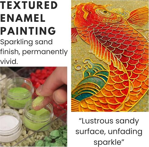 DIY 3D Paint by Numbers Kit for Adults Beginners 8"x12" with Frame,Enamel Sand Painting All in One Kit with Tools, DIY Craft Supplies Starter Set, Easy Instructions-Gray Crane in Saudi Arabia