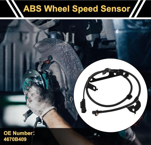 ABS عجلة السرعة الاستشعار ABS الاستشعار نظام الفرامل المضادة للانغلاق الاستشعار رقم 4670B409 لميتسوبيشي أوتلاندر سبورت 2017 1 قطعة اليسار الخلفي in Saudi Arabia