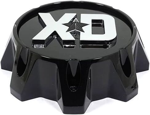 XD Series (by KMC) Gloss Black Wheel Center Hub Cap 6-11/16"OD Bolt-On for 8x6.5 8x165.1 8x180 8x170 XD863 XD858 Tension XD849 Grenade 2 XD850 Cage XD857 Whiplash XD860 Onslaught XD861 Storm in Saudi Arabia