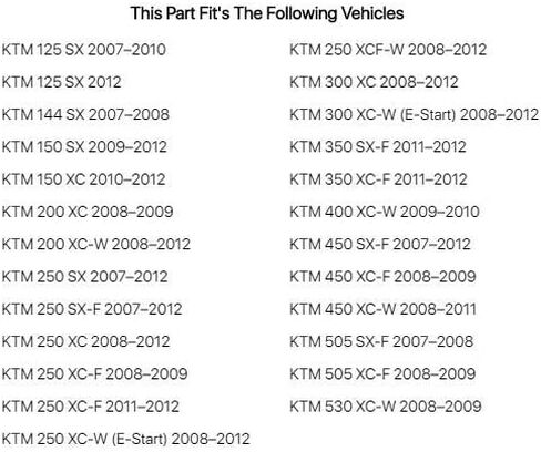 لوحة أرقام أمامية Acerbis باللون الأبيض - تناسب: KTM 250 XC-F 2008-2009 in Saudi Arabia