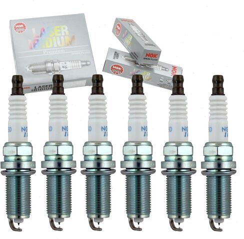 6 pc NGK Laser Iridium Spark Plugs compatible with Lexus RX350 3.5L V6 2007-2015 in Saudi Arabia