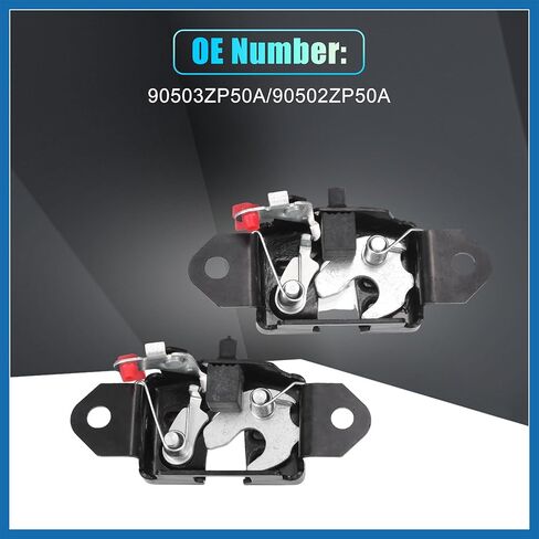 Replacement Rear Liftgate Door Lock Actuator for Nissan Frontier 2005-2021 Tailgate Latch Assembly No.90503ZP50A/90502ZP50A Black 1 Pair Item Replacement in Saudi Arabia