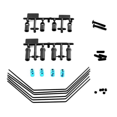مثبت قضيب الالتواء الأمامي والخلفي للسيارة RC 1/10 لـ Tamiya XV01 XV02 #54514 جديد in Kuwait