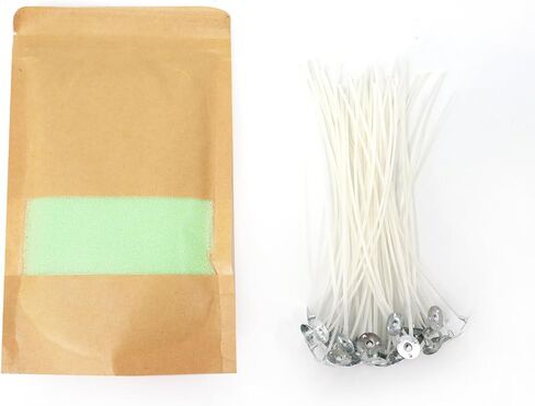 PHYMAT 3.5oz Pearled Candle, 10 Color Candle Sand with 50pcs Wicks, Refillable Sand Candle Wax Kit for DIY Handmade Candles Making, Wedding, Party Decor in Saudi Arabia