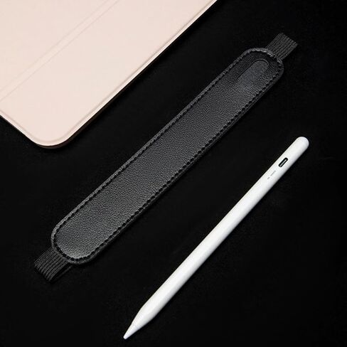 1pc Black Multifunctional Pen Case Portable Electronic Screen Elastic Elastic Anti-lost Stylus Pen Storage Protective Case Business Office in Kuwait
