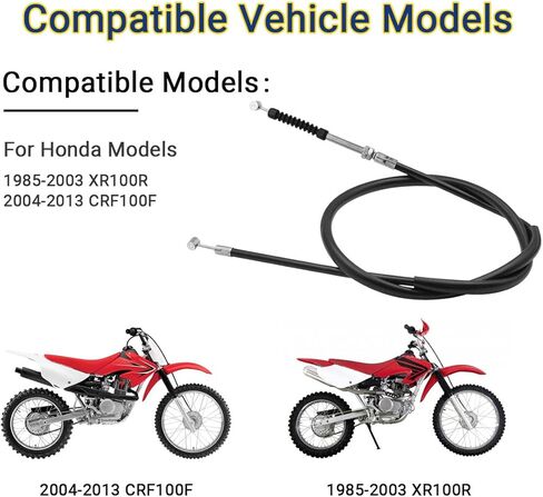 45450-KN4-A11 كابل الفرامل الأمامية لهوندا CRF100F XR100R | يستبدل 45450-KN4-000 | 1 حزمة استبدال كابل الفرامل الأمامية للدراجة الترابية in Kuwait