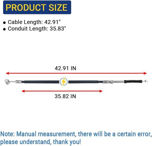 45450-KN4-A11 كابل الفرامل الأمامية لهوندا CRF100F XR100R | يستبدل 45450-KN4-000 | 1 حزمة استبدال كابل الفرامل الأمامية للدراجة الترابية in Kuwait