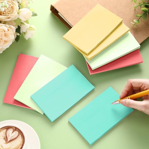 Fainne Sticky Notes Bulk Self Stick Note Pads 3 x 5 Inches Multicolor Paper Memo for Office School Supplies Student Teacher Classroom Back to School Essentials(Morandi Color) in Saudi Arabia