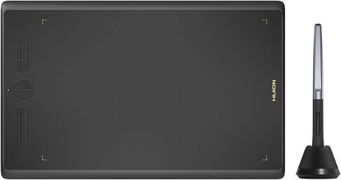 Drawing Tablet HUION HS610 Graphic Tablet with Battery-Free Stylus 8192 Pen Pressure Tilt Function, 10x6.25 Inches Digital Tablet for Animation & Design, Compatible with Windows/Mac/Android in Kuwait