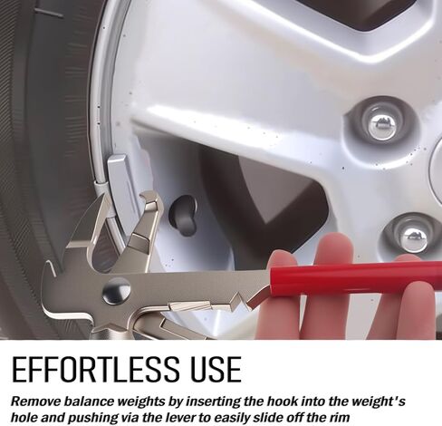 3 in 1 Car Wheel Weight Pliers,Anti-Slip Wheel Weight Removal Tool for Adjust Clip-on Balancing Wheels Weights,Universal Wheels Weights Hammer Car Tools for Most Cars Truck SUV in Saudi Arabia
