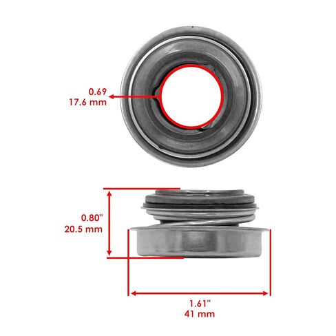 Caltric Water Pump Seal Gasket Impeller Compatible with Polaris Sportsman 600 4X4 2003-2005 / Sportsman 700 2004-2007 in Saudi Arabia
