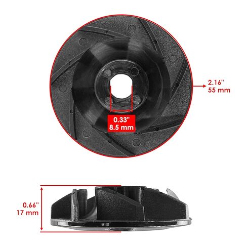 Caltric Water Pump Seal Gasket Impeller Compatible with Polaris Sportsman 600 4X4 2003-2005 / Sportsman 700 2004-2007 in Saudi Arabia