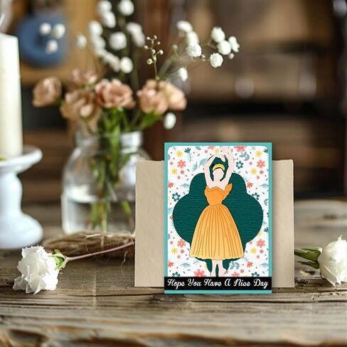 BENECREAT Elegant Lady Cutting Dies, Ballerina Dress Skirt Metal Die Cuts Stencils for DIY Scrapbooking Decorative Embossing Paper Scrapbooking Card Making, 6.8x4.5inch in Saudi Arabia