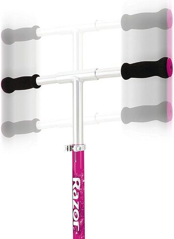 Razor A5 Lux Kick Scooter - Large 8" Wheels, Foldable, Adjustable Handlebars, Lightweight, for Riders up to 220 lbs in Saudi Arabia