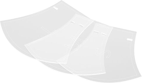 Face Mask Template Sewing Pcs Acrylic Mask Templates Kit for DIY Face Covering Pattern Ruler for Teen Men Women in Saudi Arabia