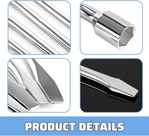 Car Spare Tire Wrench, 21mm L-Type Steel Hexagon Slotted End Socket Tire Repair Tool, Heavy Duty Automotive Tyre Lug Wrench for Spare Wheel Replacement, Universal for Most Vehicles in Saudi Arabia