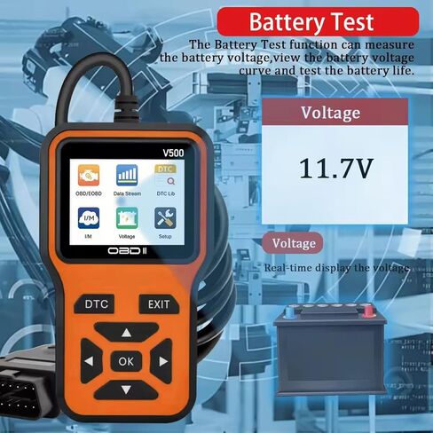 OBD2 Scanner Diagnostic Tool - Check Engine Light Code Scanner Tool with Reset, DTC, Data Stream, I/M Readiness, Car & Truck Scan Tool for All Vehicles Since 1996, escaner automotriz in Saudi Arabia