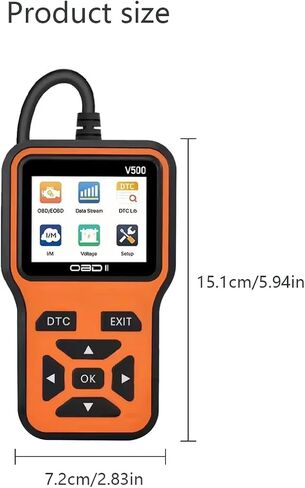 OBD2 Scanner Diagnostic Tool - Check Engine Light Code Scanner Tool with Reset, DTC, Data Stream, I/M Readiness, Car & Truck Scan Tool for All Vehicles Since 1996, escaner automotriz in Saudi Arabia