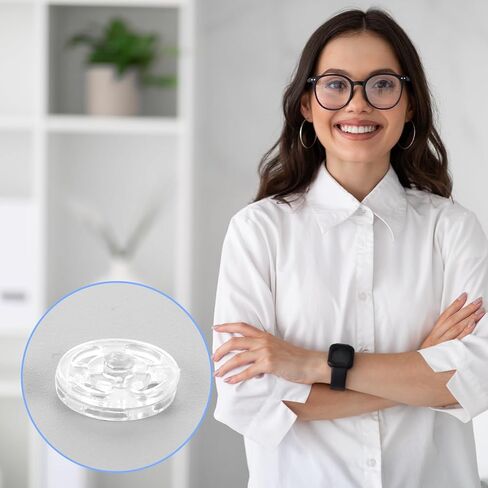 100 مجموعة من أزرار الكبس الشفافة للخياطة، 3 مقاسات غير مرئية للخياطة على الكباسات لمشروع DIY، أزرار كبس للملابس والسراويل وحقائب الظهر والقمصان والسترات الواقية من الرياح وأزرار شفافة للخياطة 7.5 مم/10 مم/12.5 مم in Kuwait