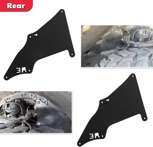 دروع حماية سبلاش جارد مع مشابك متوافقة مع 2003-2020 Toyota 4 Runner 2007-2014 FJ Cruiser 2010-2018 Lexus GX460 2003-2009 Lexus GX470- يستبدل 53735-35150، 53886-35020 in Kuwait