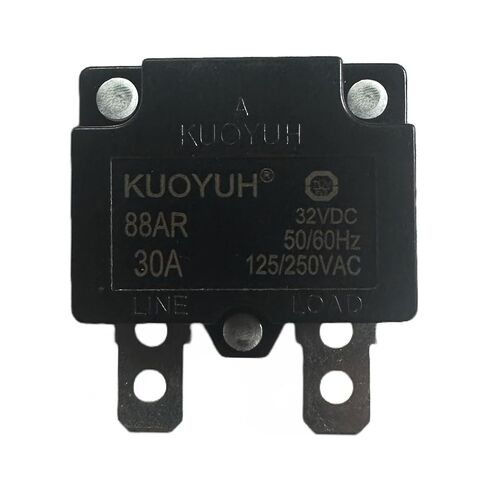 KUOYUH Circuit Breaker 88AR series 125/250VAC 50/60Hz (1pc) (4 Amp) in Saudi Arabia