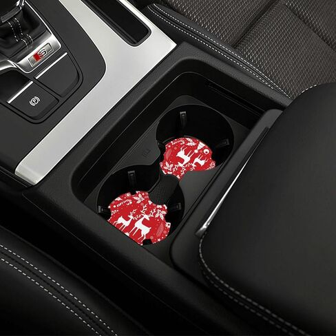 Vintage Red Roses Florals Steering Wheel Cover Anti-Slip and Practical Neoprene Car Steering Wheel Cover with 2PCS Car Coasters for Women Men,Universal 15" Fit for Sedans,Trucks in Saudi Arabia