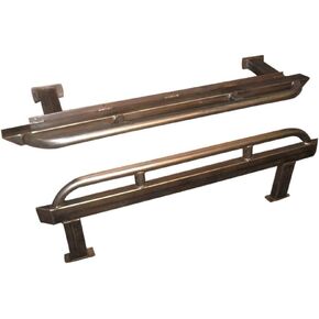 Affordable Offroad Bolt On Rock Sliders Compatible With Jeep Cherokee XJ (84-01) (Raw) in Saudi Arabia