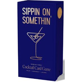 Sippin on Somethin' Cocktail Trivia & Tabletop Card Game - Trivia + General Cocktail Knowledge Blended with Questions and Social Connection - Ideal for 4 to 20 Players in Saudi Arabia