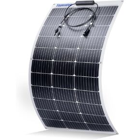 100W 12V Flexible Solar Panel 9BB Monocrystalline Cell 12 Volt Semi-Flexible for Marine RV Trailer Boat Cabin Van Car Uneven Surfaces 12V Battery Charge in Saudi Arabia