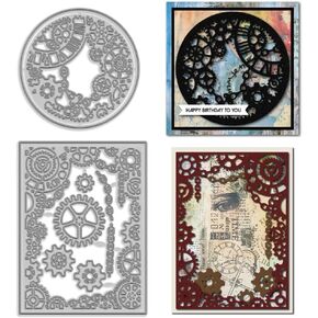 MAYJOYDIY Carousel Metal Die Cutting Ferris Wheel Balloons Clouds Carbon Steel Cutting Dies Splicing Playground Equipment Embossing Die Cutting Stencils for Scrapbooking Party DIY Paper Card Crafts in Saudi Arabia