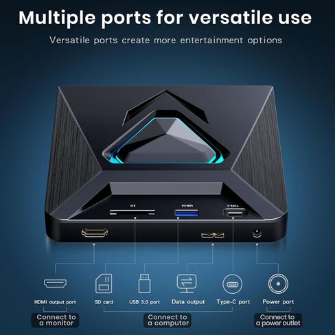 محرك أقراص DVD خارجي aelrsoch، USB 3.0 محمول CD/DVD +/-RW محرك أقراص/مشغل DVD لأجهزة الكمبيوتر المحمول CD ROM ناسخ متوافق in Saudi Arabia