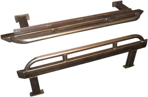 Affordable Offroad Bolt On Rock Sliders Compatible With Jeep Cherokee XJ (84-01) (Raw) in Saudi Arabia