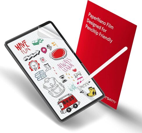 BERSEM [2 PACK] Paper Screen Protector Designed for Samsung Galaxy Tab S9 Plus 2023 / Tab S9 FE Plus / Tab S8 Plus 2022 / Tab S7 FE 2021 / Galaxy Tab S7 Plus 12.4 inch,Anti Glare, Write and Draw Like on Paper in Kuwait