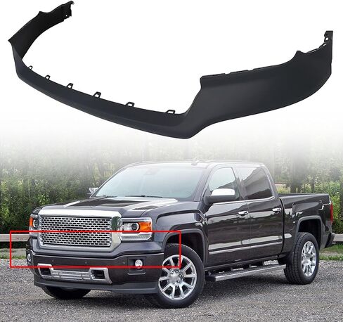 munirater Front Bumper Cover Primed Plastics Replacement for 2014 2015 Sierra 1500 GM1014113 23432519 in Saudi Arabia