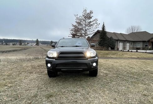 iJDMTOY OEM-Spec Clear Lens Fog Light Kit with 15-SMD Super Bright Xenon White LED Replacement Bulbs, Relay Wiring On/Off Switch, Compatible with Toyota 2006-2009 4Runner in Saudi Arabia